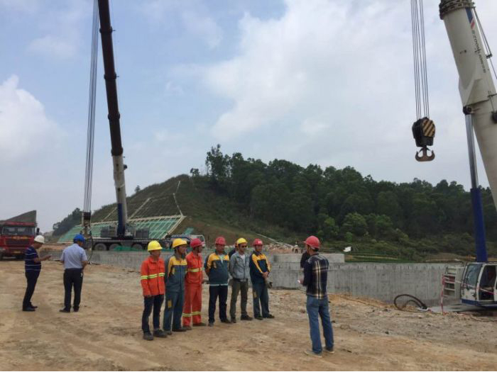 南坪三期油气管保护桥