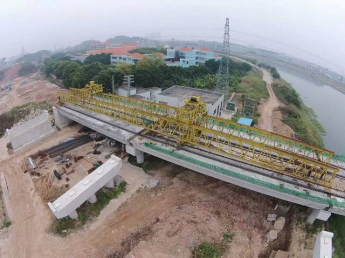 铁路东莞站寒溪河大桥