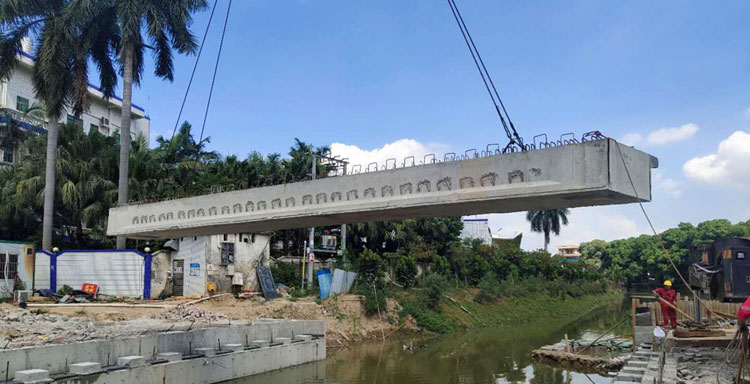 箱型梁-钢管混凝土空间桁架连续刚构桥